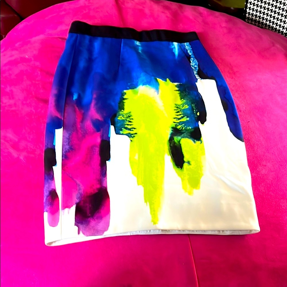 Milly Blue Mini Pencil Skirt for Cocktail